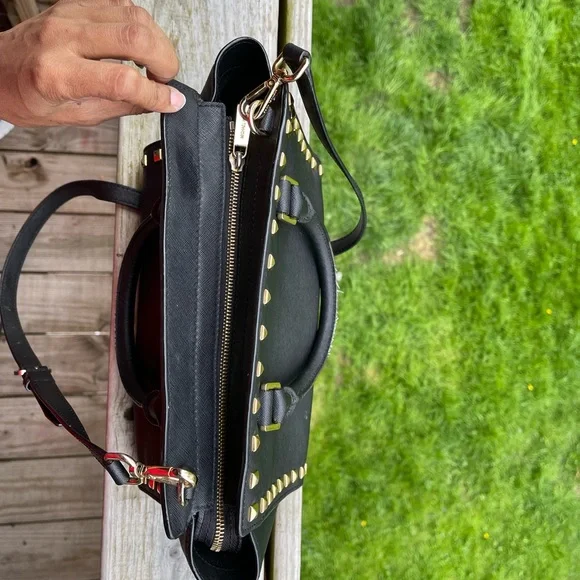 Michael Michael Kors Selma Stud Satchel Bag - Picture 9 of 11